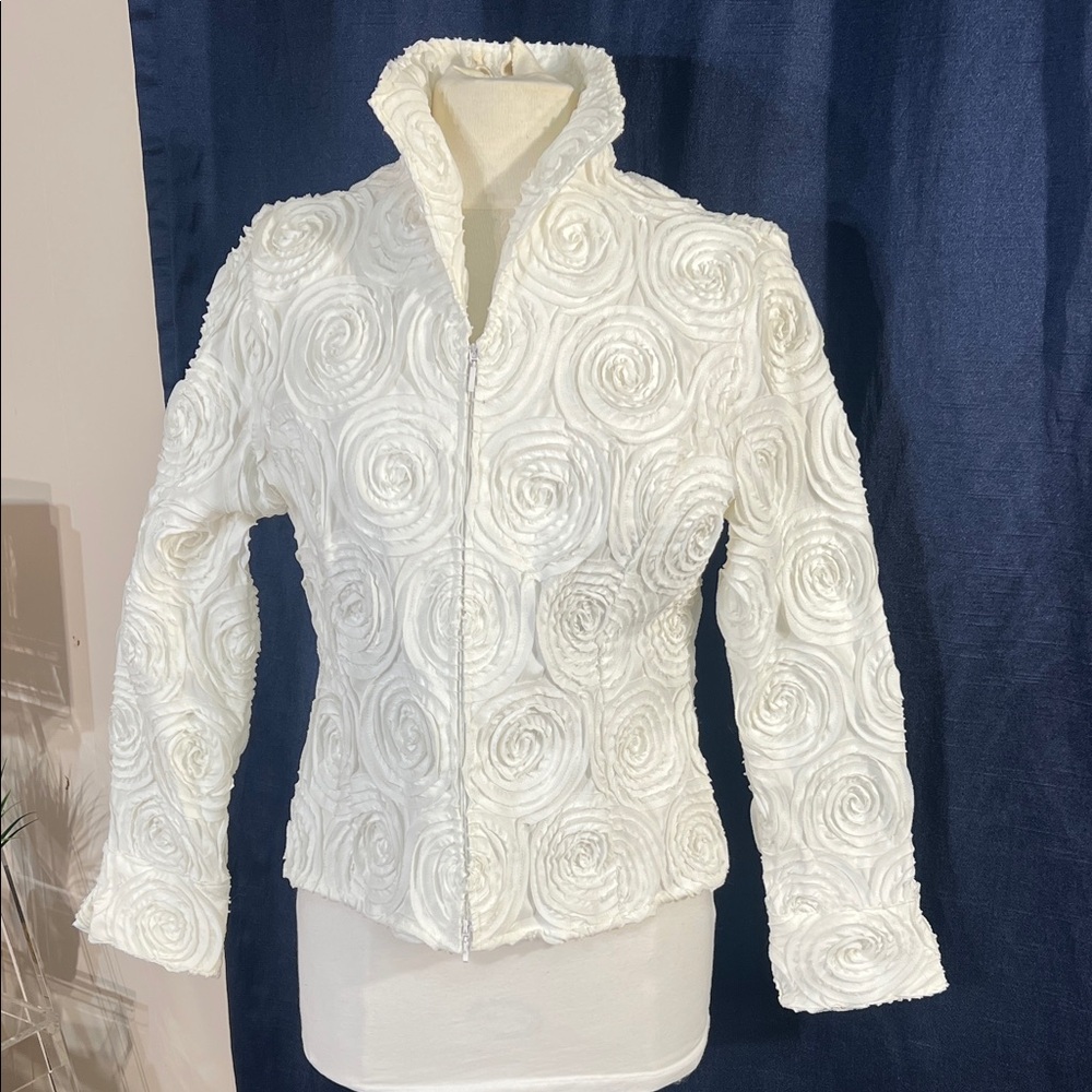 Samuel Dong Unique Floral Jacket